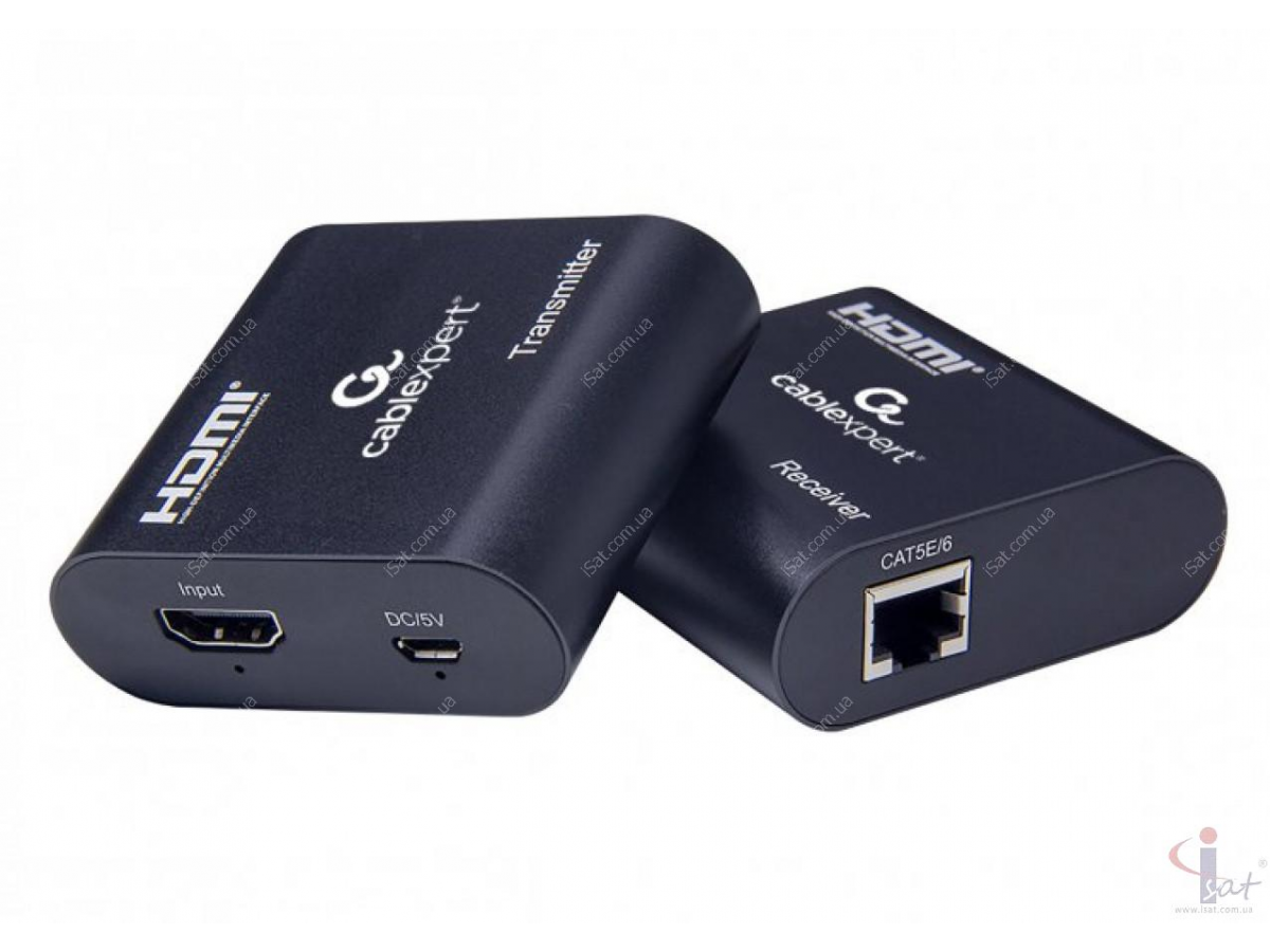 Удлинитель HDMI сигнала по витой паре CABLEXPERT до 60м
