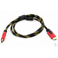 HDMI кабель 1.2 м плетеный с ферритовыми кольцами