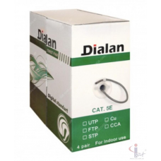 Витая пара Dialan UTP Cat.5E 0.48mm Cu PVC Indoor 305м