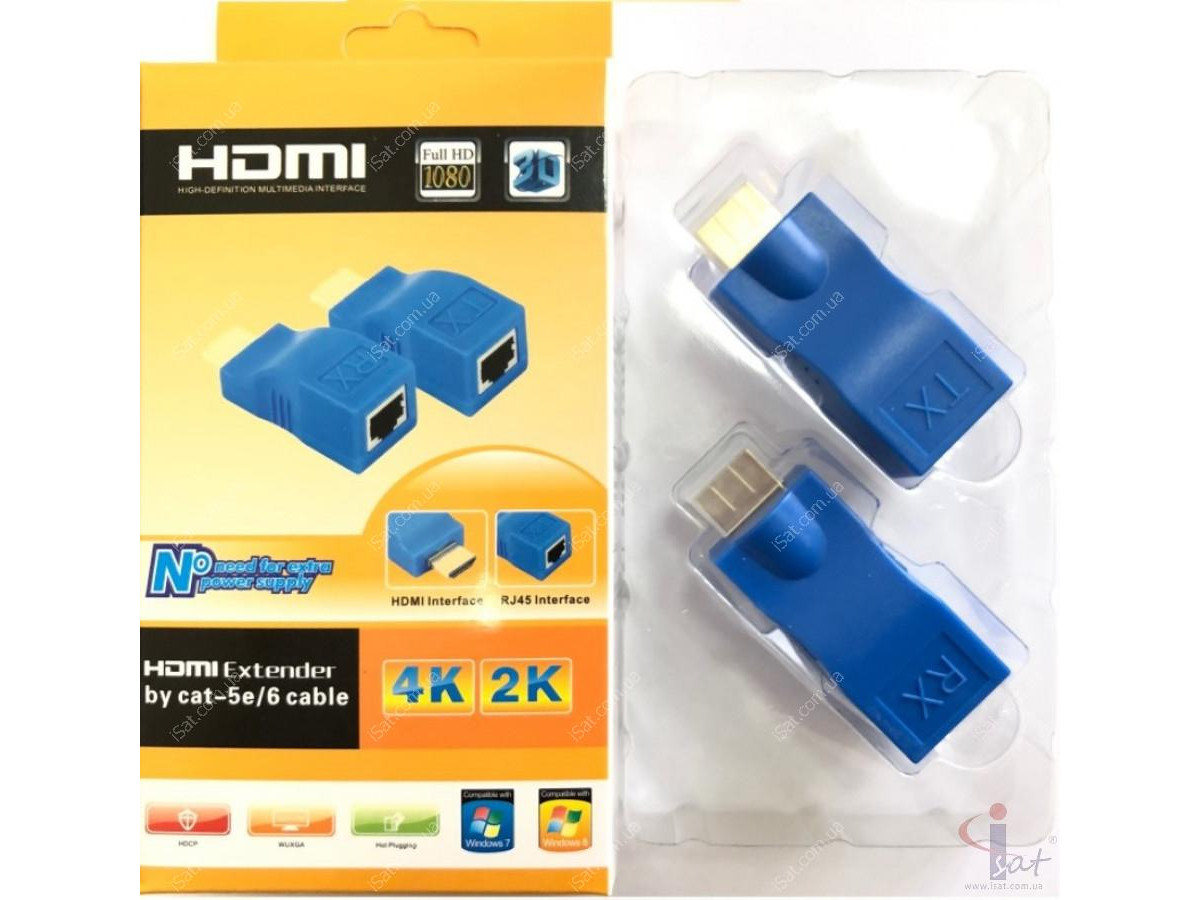 HDMI Extender - удлинитель HDMI сигнала по витой паре до 30м