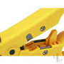 Нож для зачистки кабелей RG58 RG6 RG7 RG11 UTP STP (желтый)