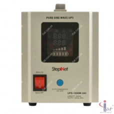 ИБП с чистой синусоидой Step4Net UPS-1050W-24V (1050 Вт, внешняя батарея 24В, ток заряда 10A/15A)